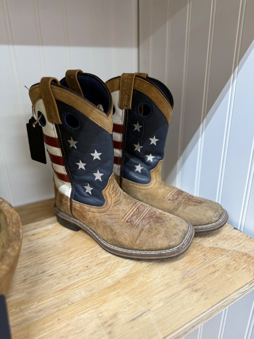 red Cody James 4th of July Boots, 3D