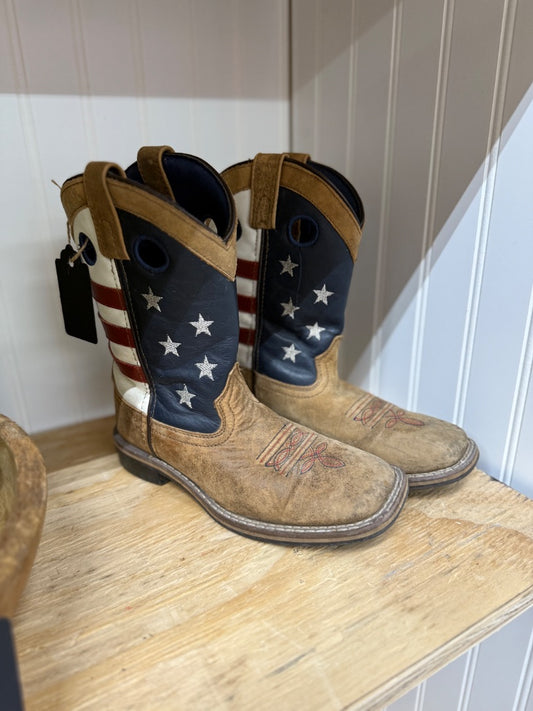 red Cody James 4th of July Boots, 3D
