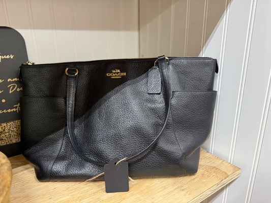 black Coach coach handbag