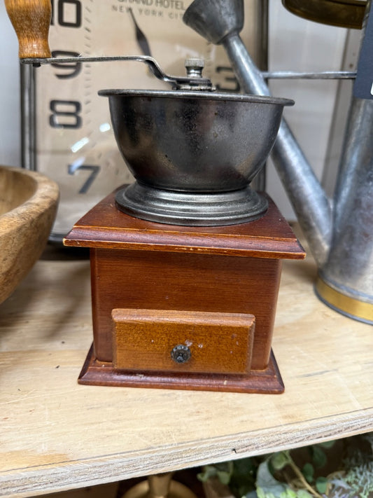 brown  Vintage Coffee Grinder