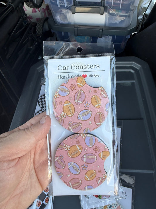 Footballs  Car Coasters, Car Coaster