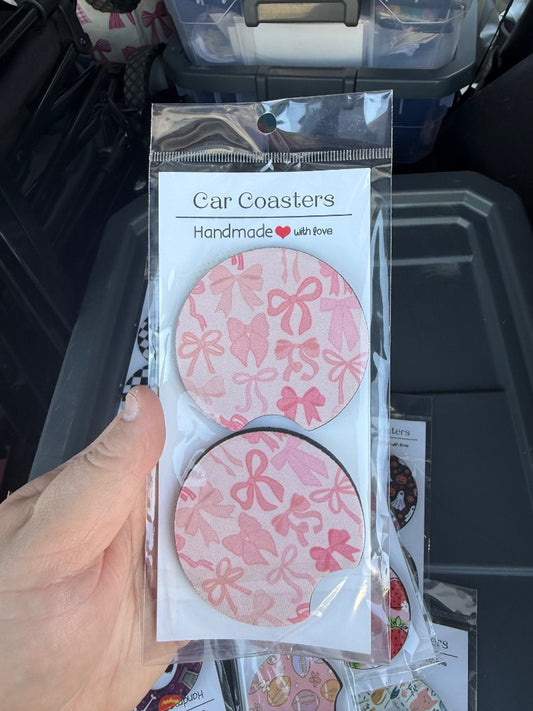 Bows  Car Coasters, Car Coaster