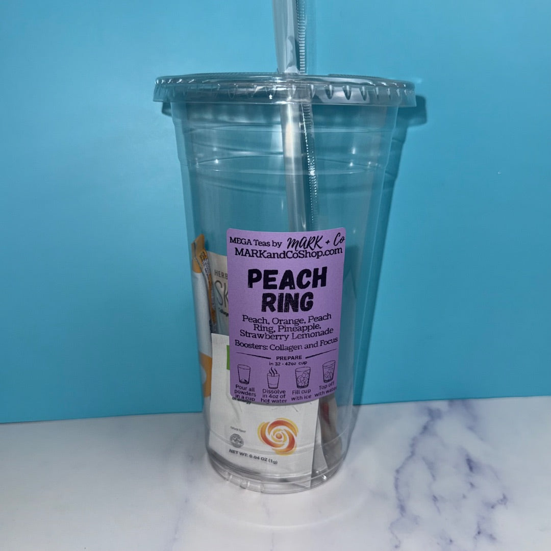 Peach Ring Loaded Tea, Mega Cup