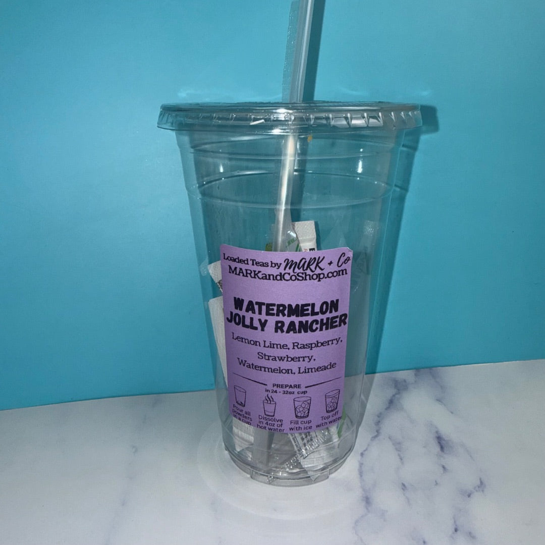 Watermelon Jolly Rancher Loaded Tea, Cup