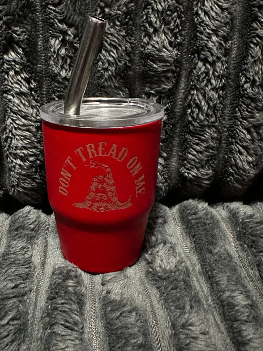 Red 3oz. Mini Tumbler Don't Tread on Me, Designed Locally