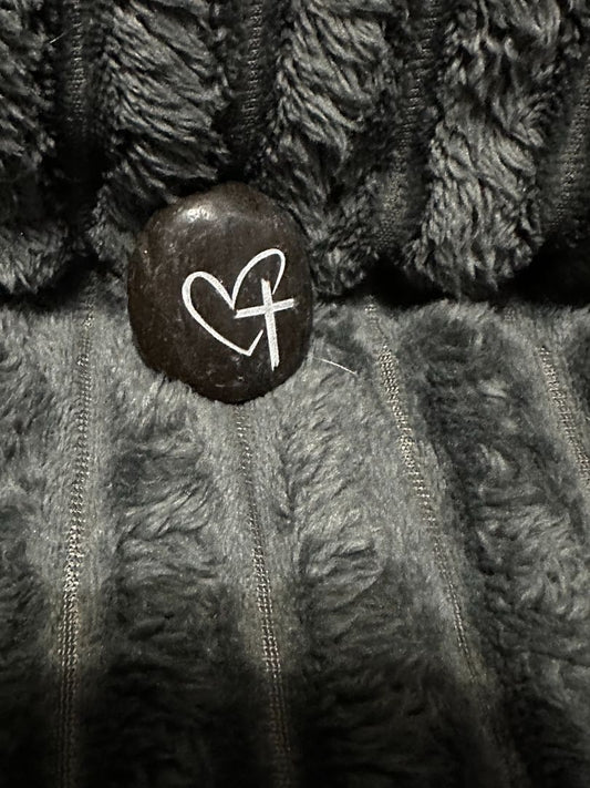 Pocket Rock Cross and Heart, Designed Locally