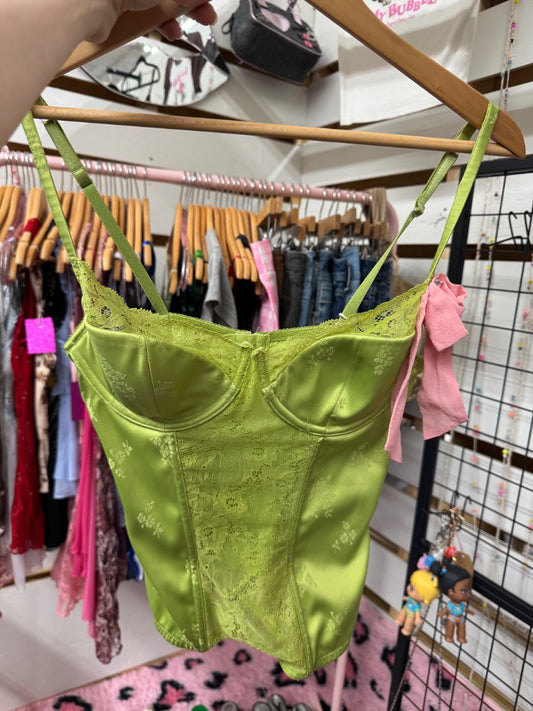 Green Victoria secret Vintage corset, 34C