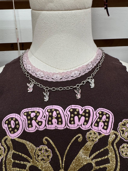 Playboy bunny Mini bunnies necklace
