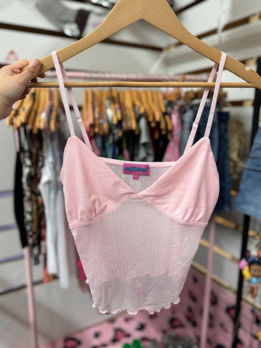 Pink Edikted Baby pink cami, Small