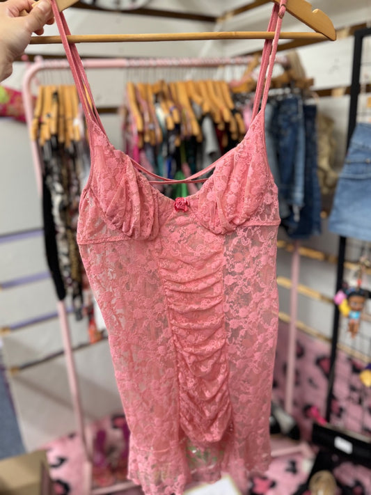 Pink Seduction wear Fairy pink lace, small