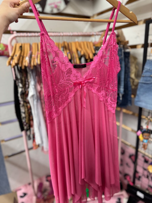 Pink Avid love Fairycore lace, large