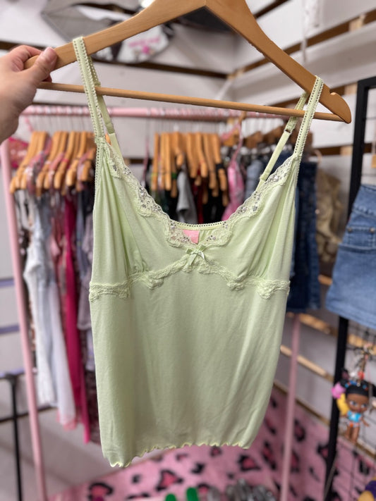 green  vint green cami, medium