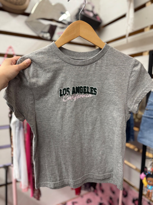 Gray  cali baby tee, medium