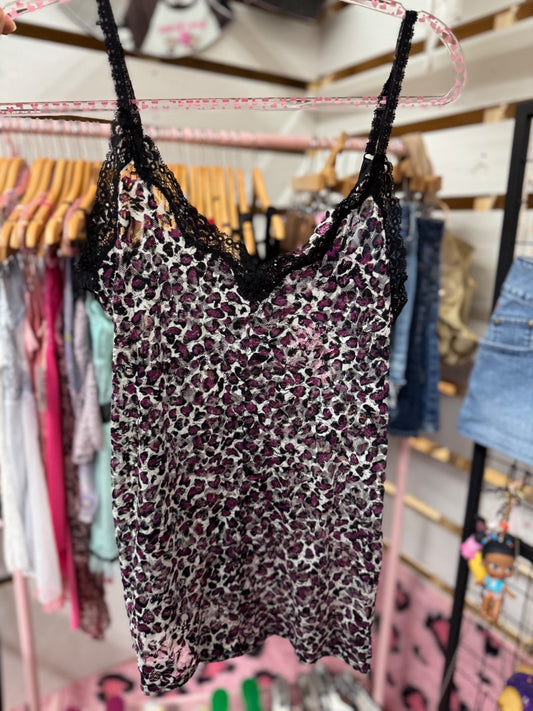 Black Styles Leopard cami, large