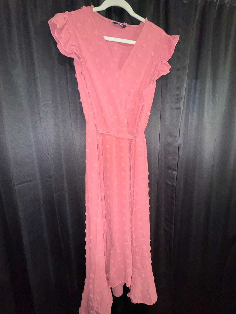 Pink BTFBM Midi Dress, worn once, L