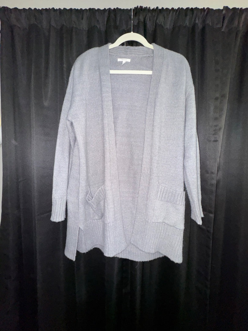 Gray Maurice’s Cardigan, worn once, L