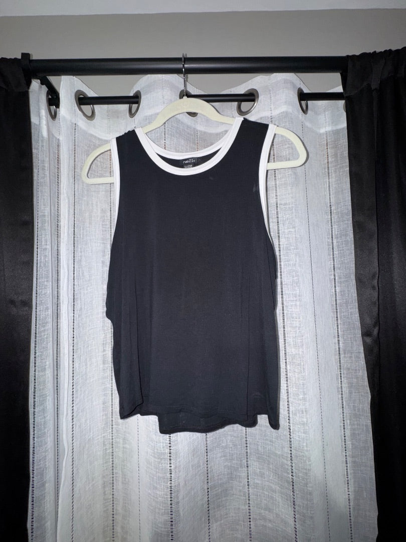 Black Rue21 Tank top, worn twice, XL