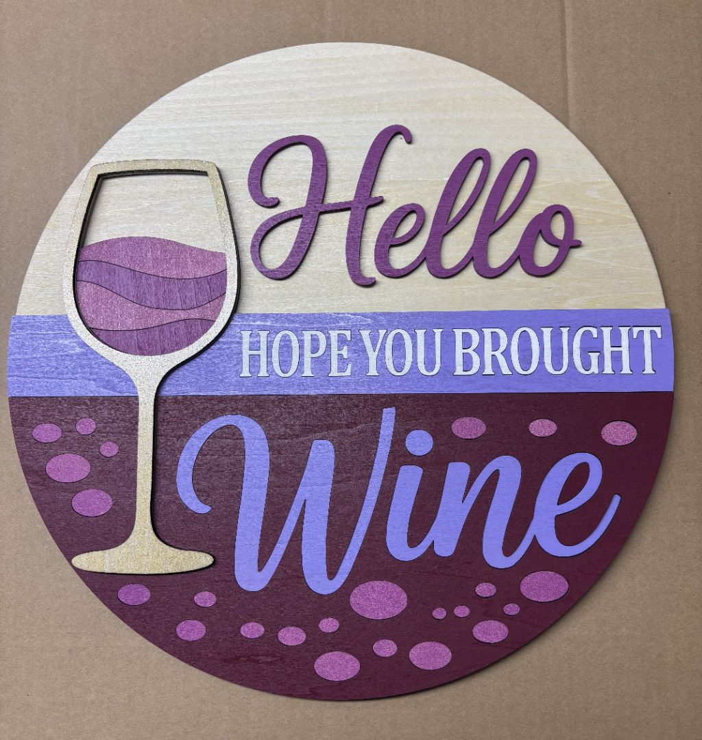 Brought wine