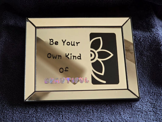 Clear/Glass N/A Positive Affirmation Mirror, N/A