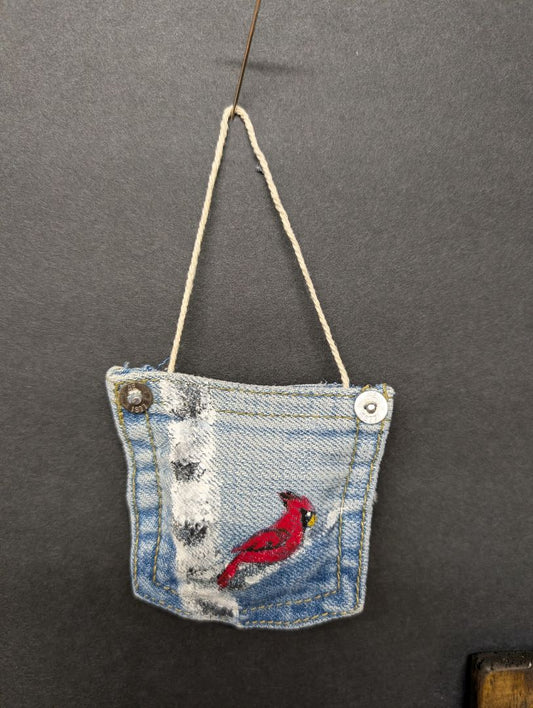 Cardinal ornament lower branch