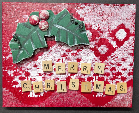 5x7 Scrabble Merry Christmas