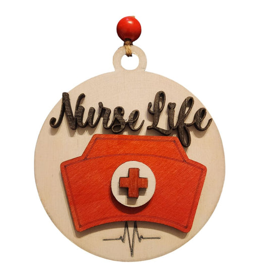 Small Town Shop Nurse Life Ornament