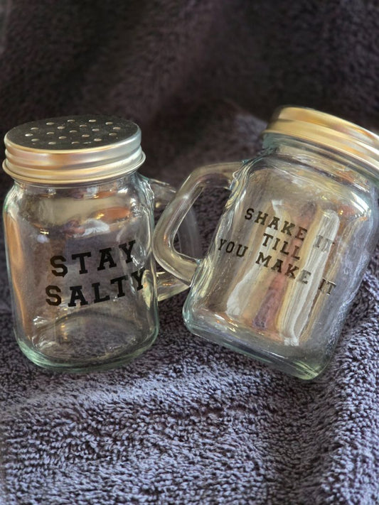 Clear/Glass N/A Salt & Pepper Shakers, N/A