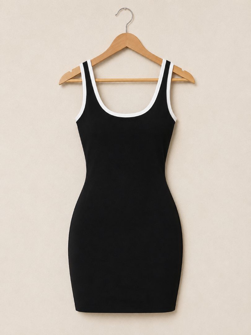 Black TANK DRESS Clothed in Grace Iowa, X-Large