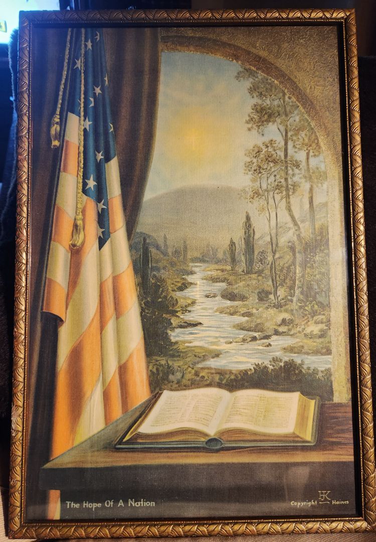 Framed The Hope of  A Nation - 1930's