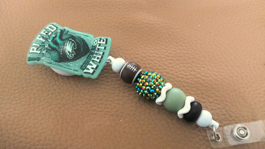 Acrylic Badge Reel with Beads Grace's bead Shop