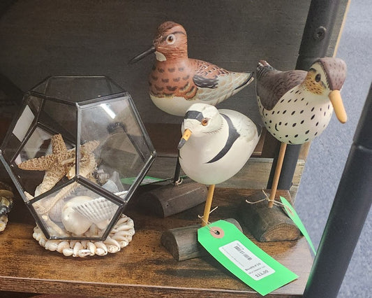 Home Decor - Bird Figure On Wood Stand