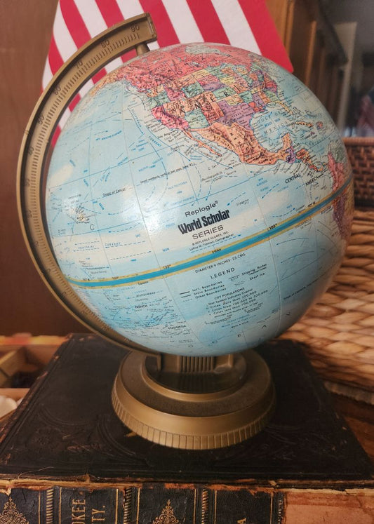 Old vintage Replogle Globe