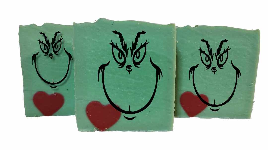 Grumpy Christmas ( Frosted Cranberry) Soap