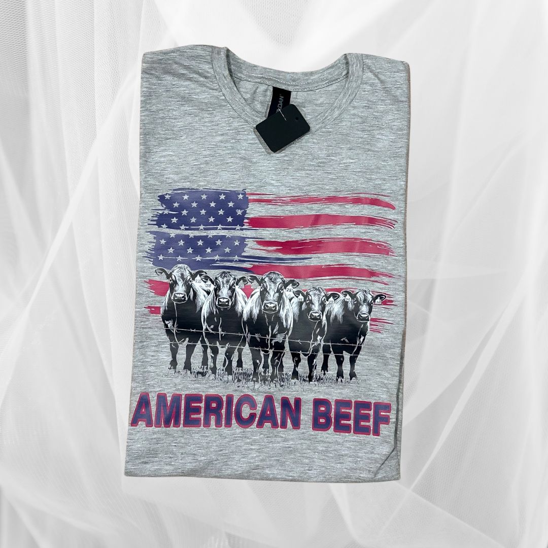 Grey American Beef Clothed in Grace Iowa, Medium