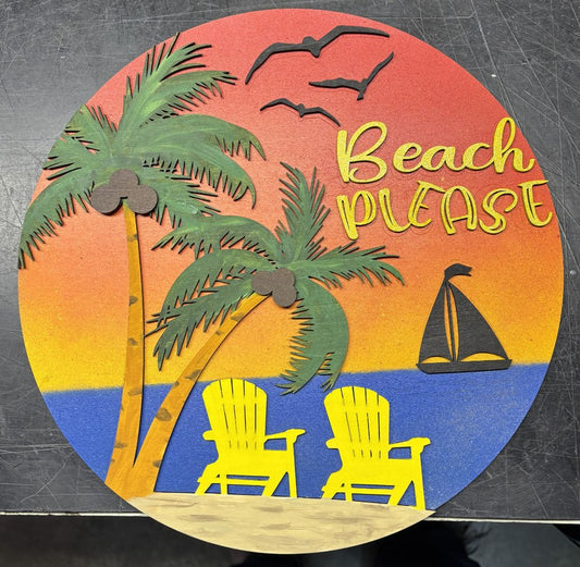 Beach please