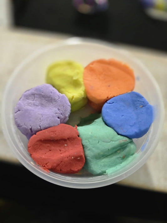 Multi-colored  Bath time Pay-Dough