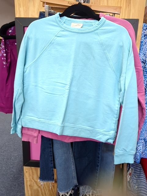 Modern Clothing Blue Sweatshirt, S