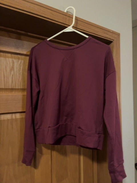 Maroon Nike Long Sleeve, Medium
