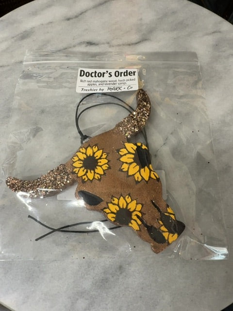 Doctor’s Order Freshie, Full Size,Bull - Sunflower, Mark & Co