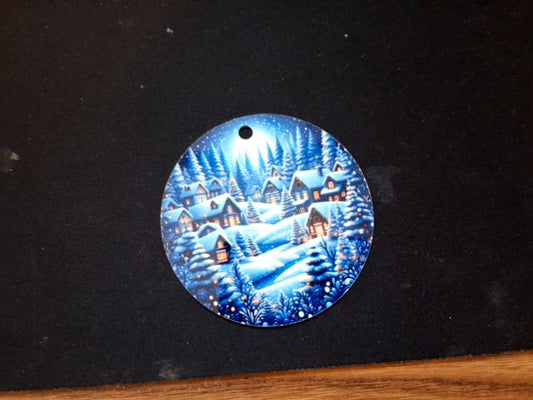 Blue Cutting board Blue winter (3), 3"