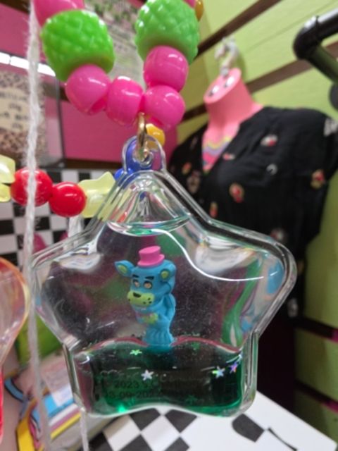Multi Upcycle/handmade FNAF shaker necklace