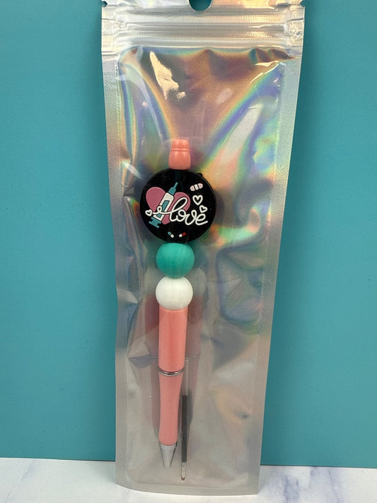 Love Shot  Beaded Pen