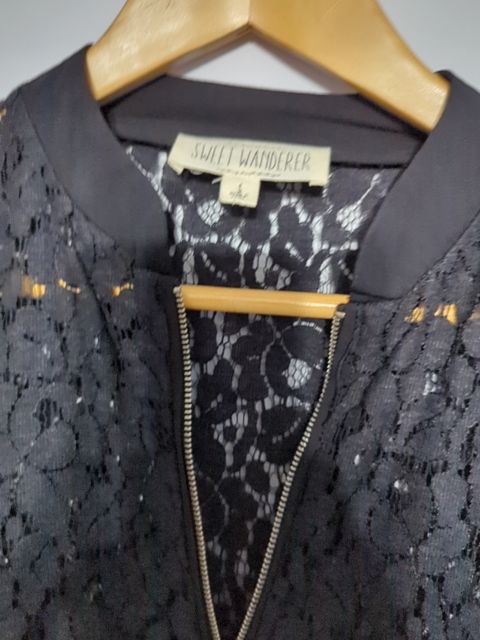 Modern Clothing Lace Zip Up