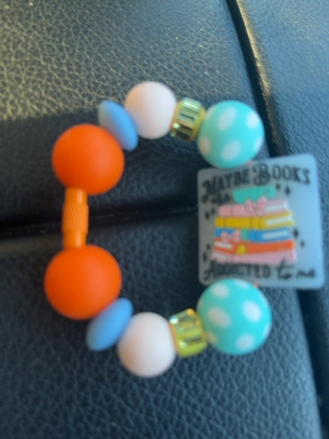 Orange Cup Charm Grace's bead Shop