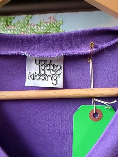 Vintage Clothing Purple T Shirt, L