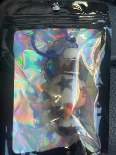 Blue Sport Keychain Grace's bead Shop