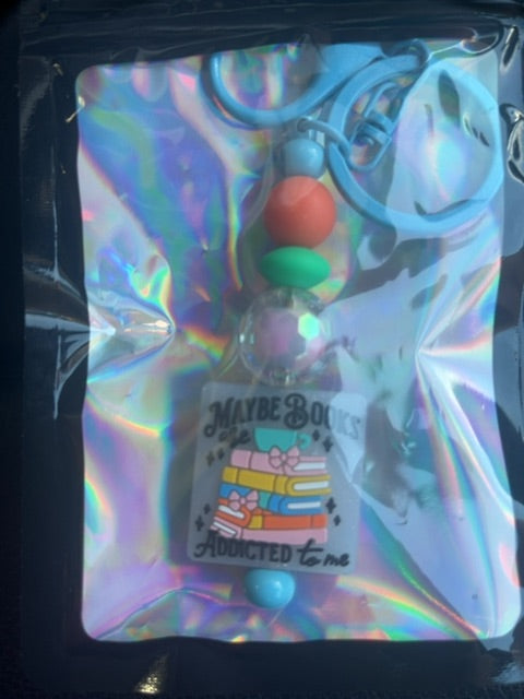 Blue Regular Keychain Grace's bead Shop