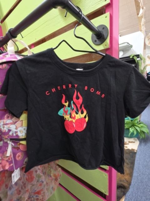 Black Unknown Tops, L
