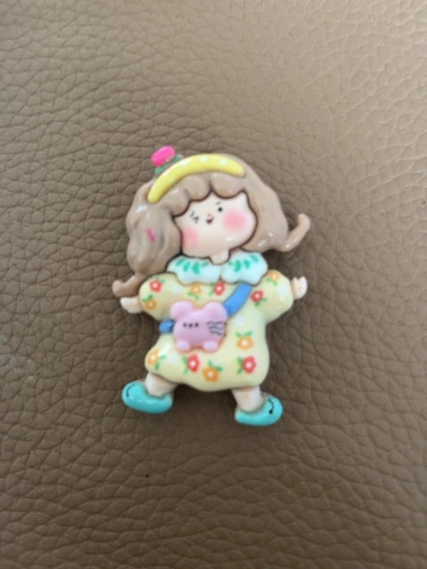 Brown Acrylic Charm Magnets Grace's bead Shop