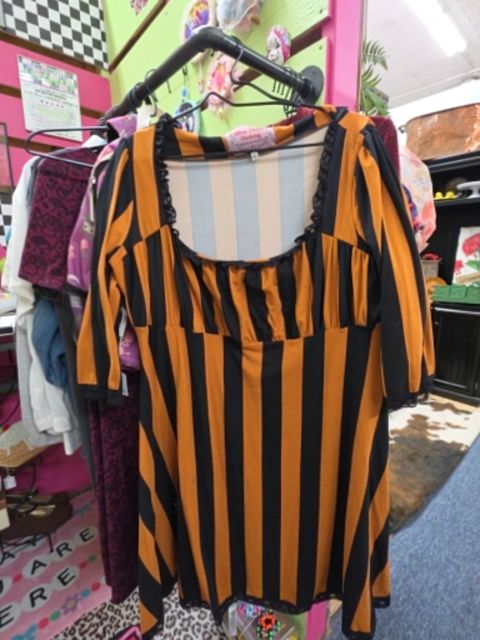 Wax Poetic Clothing Dress, 3X,Black multi, Pixie’s Bizarre Bizaar